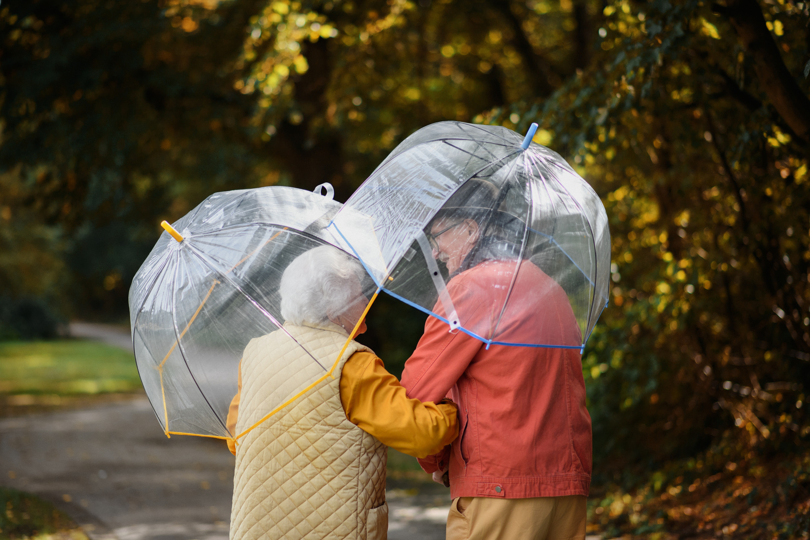 Happy seniors enjoying wellness and quality of life