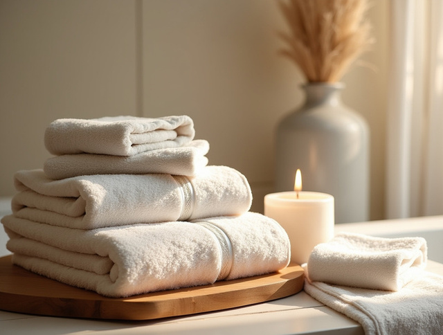 Warm candlelight and soft towels — relaxation session